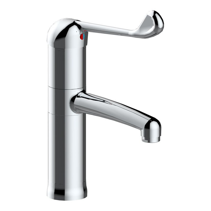 MODUL'MIX mitigeur hospitalier céramiqueØ40 h100 s150 bec fixe ou orientable (réf. 75126)