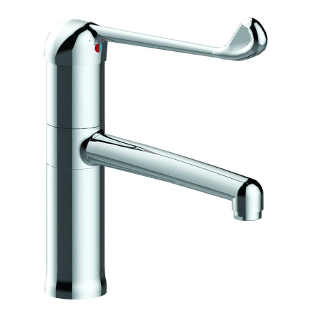 MODUL'MIX mitigeur hospitalier céramiqueØ40 h100 s200 bec fixe ou orientable