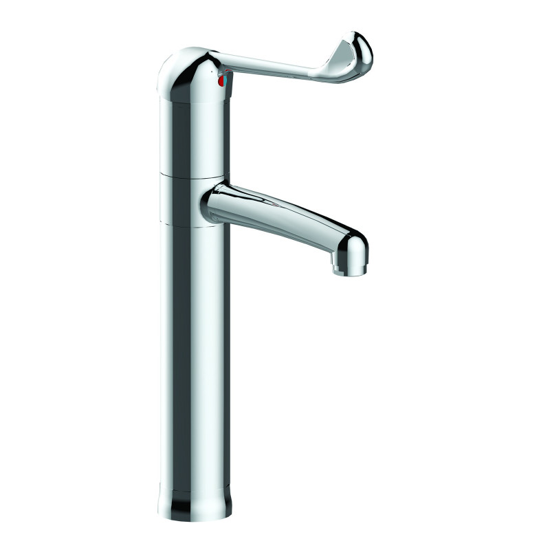 MODUL'MIX mitigeur hospitalier céramiqueØ40 h200 s150 bec fixe ou orientable