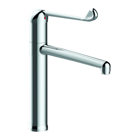 MODUL'MIX mitigeur hospitalier céramiqueØ40 h200 s200 bec fixe ou orientable (réf. 75138)