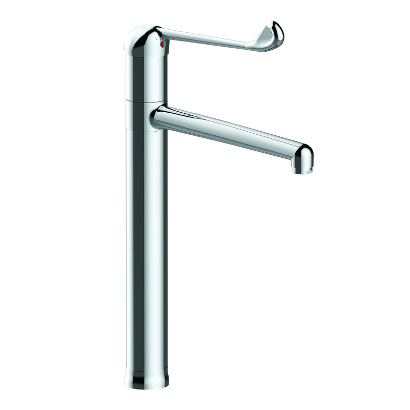MODUL'MIX mitigeur hospitalier céramiqueØ40 h300 s250 bec fixe ou orientable