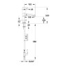 MODUL'MIX mitigeur électronique secteur h100 s150 bec fixe ou orientable