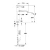 MODUL'MIX mitigeur électronique secteur h200 s200 bec fixe ou orientable (réf. 75153)