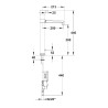 MODUL'MIX mitigeur électronique secteur h300 s200 bec fixe ou orientable (réf. 75161)