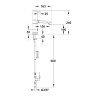 MODUL'MIX mitigeur électronique pile h100 s150 bec fixe ou orientable