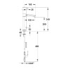 MODUL'MIX mitigeur électronique pile h200 s150 bec fixe ou orientable