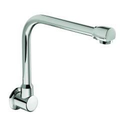 Rejet mural à bec par-dessus orientable, démontable s 200 mm h170 mm