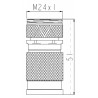 Raccord rapide pour filtration terminale