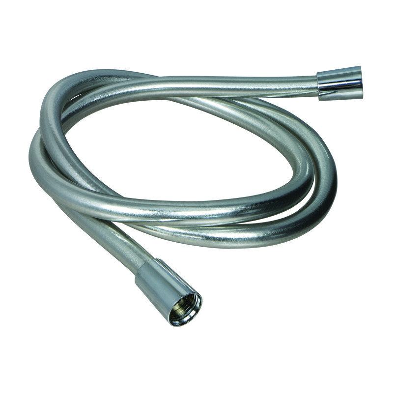 Flexible de douche synthétique lisse gris 1500 mm G1/2''
