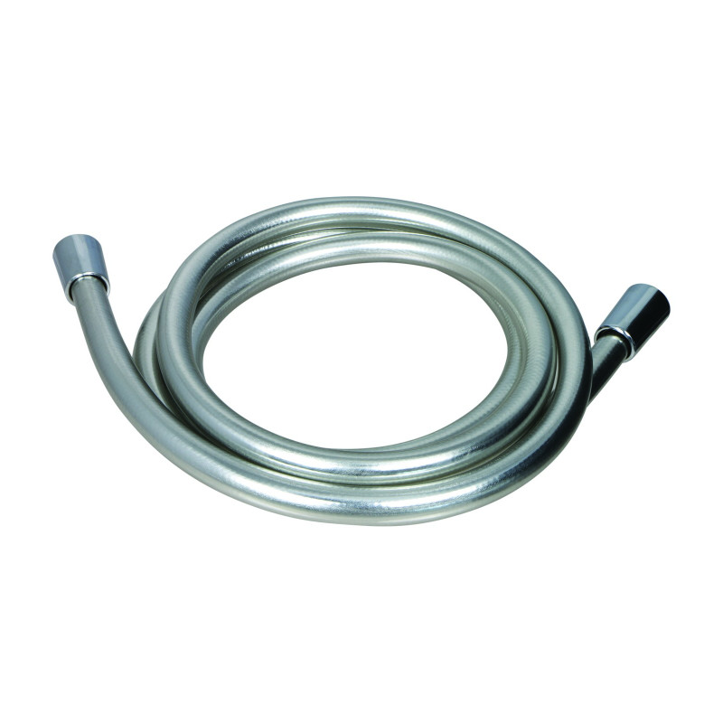 Flexible de douche synthétique lisse gris 2000 mm G1/2''