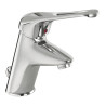 Mitigeur de lavabo bec fixe h 78,5 mm manette ajourée avec vidage
