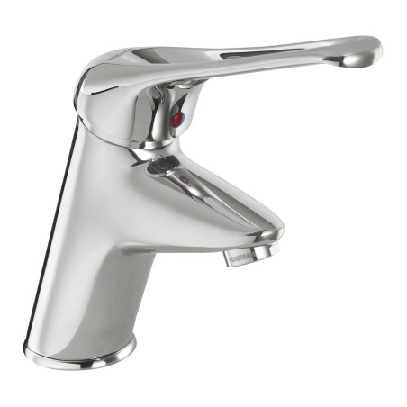 Mitigeur de lavabo bec fixe h 78,5 mm manette ajourée sans vidage