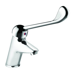 Mitigeur de lavabo bec fixe h 78,5 mm commande coude sans vidage