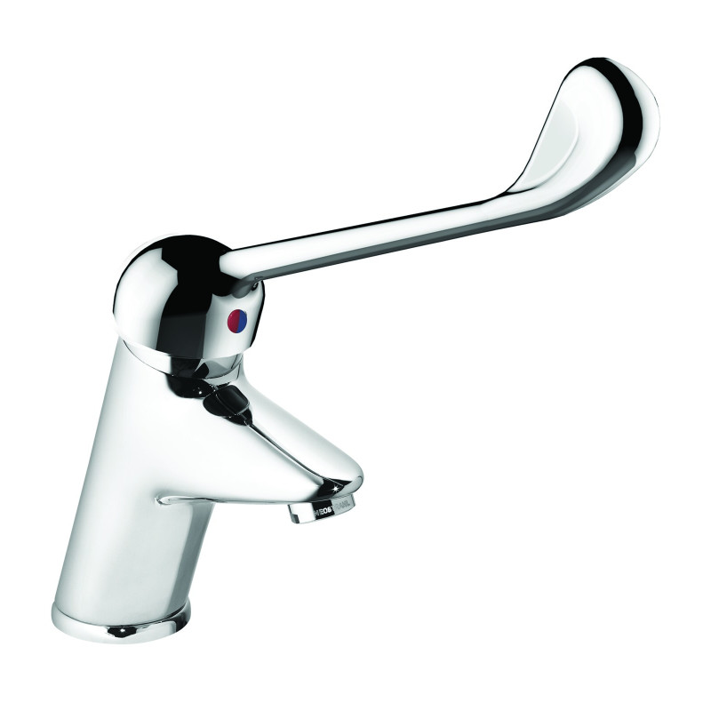 Mitigeur de lavabo bec fixe h 78,5 mm commande coude sans vidage