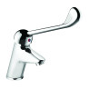 Mitigeur de lavabo bec fixe h 78,5 mm commande coude sans vidage