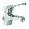 Mitigeur de lavabo bec fixe h 53,5 mm manette ajourée avec vidage