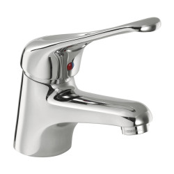 Mitigeur de lavabo bec fixe h 53,5 mm manette ajourée sans vidage