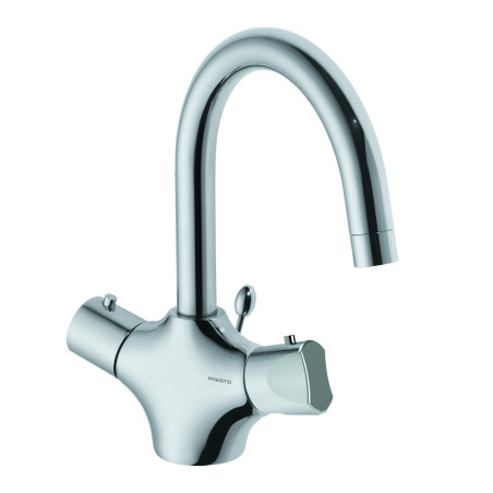 Mitigeur thermostatique de lavabo avec vidage - h 164 mm