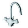 Mitigeur thermostatique de lavabo avec vidage - h 164 mm