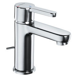 Mitigeur de lavabo à bec fixe h 92 C3 avec manette fine et vidage - NF