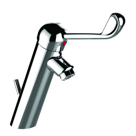 HOPTIM' - Mitigeur lavabo CØ35 h100 mm s108 mm - commande au coude - avec vidage