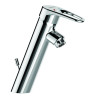 HOPTIM' - Mitigeur lavabo CØ35 h100 mm s108 mm - manette ajourée - avec vidage