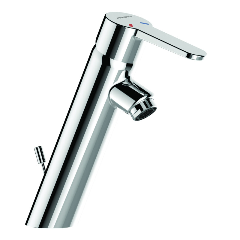 HOPTIM' - Mitigeur lavabo CØ35 h100 mm s108 mm - manette pleine - avec vidage