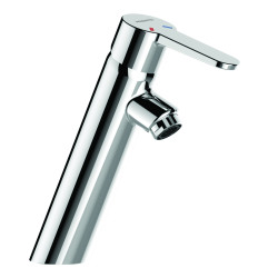 HOPTIM' - Mitigeur lavabo CØ35 h100 mm s 108 mm - manette pleine - sans vidage