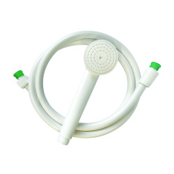 Kit jetable douchette et flexible anneau vert (x25)