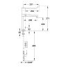 MODUL'MIX mitigeur électronique secteur h200 s200 bec fixe ou orientable (réf. 75871)
