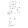 MODUL'MIX mitigeur électronique pile h200 s200 bec fixe ou orientable (réf. 75874)