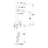 MODUL'MIX mitigeur électronique secteur h300 s150 bec fixe ou orientable (réf. 75879)