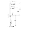 MODUL'MIX mitigeur électronique pile h300 s150 bec fixe ou orientable