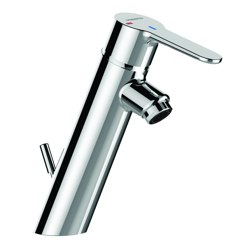 HOPTIM' - Mitigeur lavabo C3 h100 s108 mm - manette pleine - avec vidage