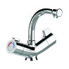 MASTERMIX mitigeur thermostatique de lavabo - Bec orientable - Manette courte