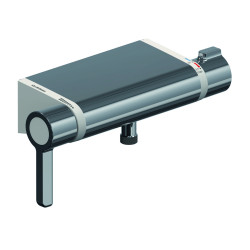 MASTERMIX mitigeur thermostatique douche applique sortie basse butée 41°C