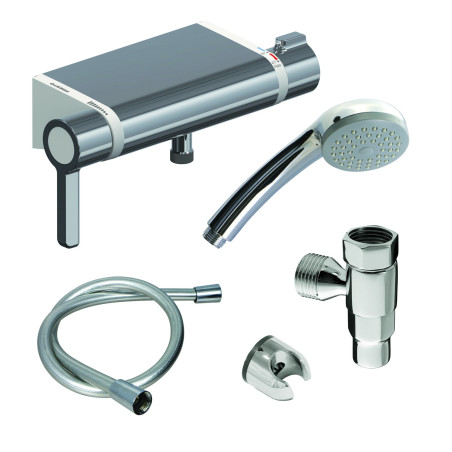 MASTERMIX Kit douche ref 75948 : douchette,support, raccord, flexible 850 mm
