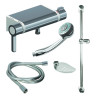 MASTERMIX Kit douche ref 75948 : douchette, barre, porte-sav, flexible 850 mm