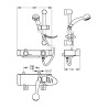 MASTERMIX Kit douche ref 75950 : douchette, barre, porte-sav, flexible 850 mm