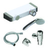 MASTERMIX Kit douche ref 75951 : douchette,support, raccord, flexible 850 mm