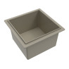 Bac simple gris sans trop-plein 30x30 cm (réf. 77016)
