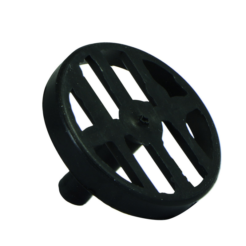 Grille d'évacuation pour bonde de laboratoire ø 40 mm noire
