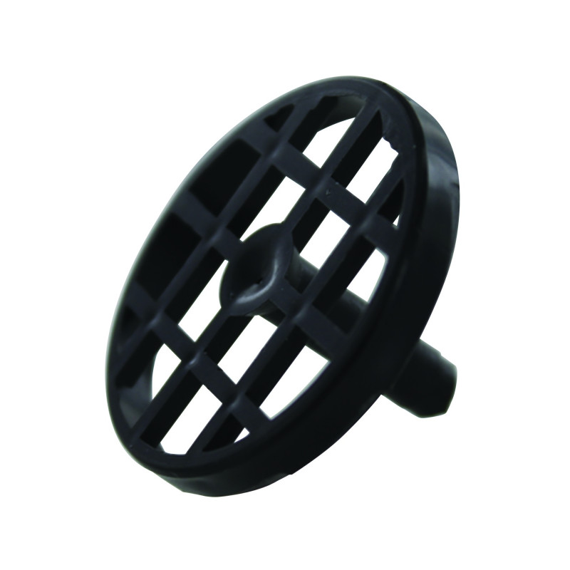 Grille d'évacuation pour bonde de laboratoire ø 50 mm noire