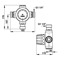 Mitigeur centralisé Prestotherm 134L
