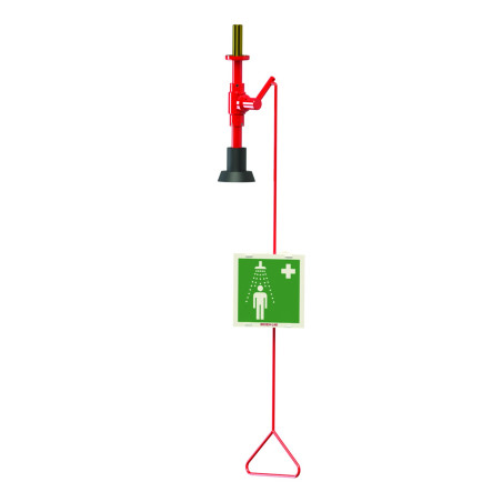 Douche alimentation plafond 1/2 avec 1 tete