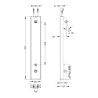 Panneau plp touch®-version legionelle-inox-alim haute