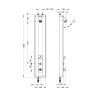 Prestotem 2 P50 mitigeur thermostatique douche temporisé mécanique et inverseur