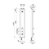 Prestotem 2 Touch mitigeur thermostatique douche temporisé tactile et inverseur