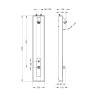 Prestotem 2 Touch PLP mitigeur thermostatique douche anti-légio