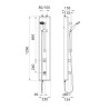 Prestotem 2 Mastermix mitigeur thermostatique douche bi-commande douchette